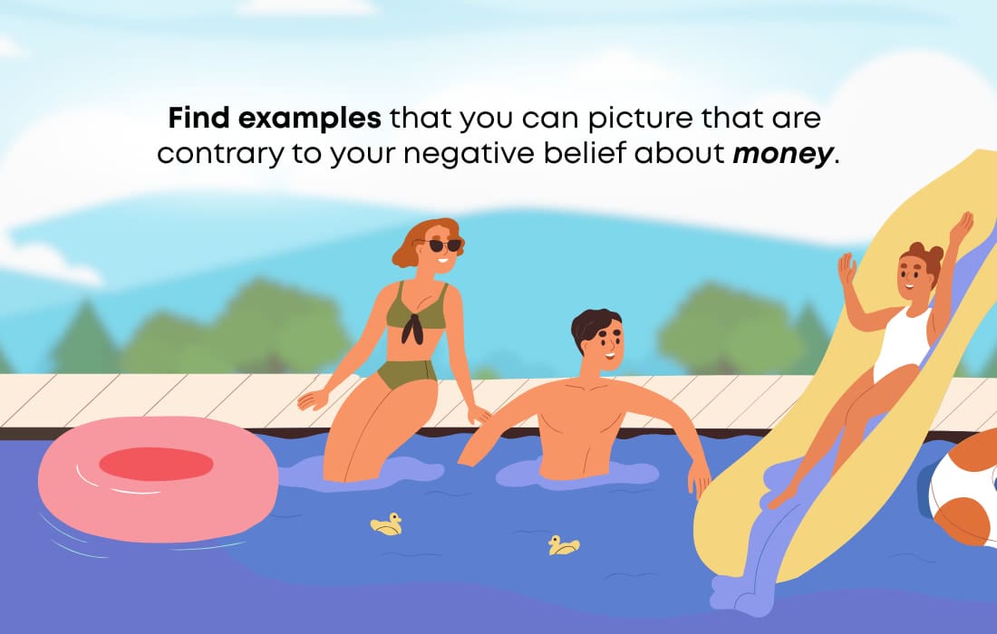 swimming family