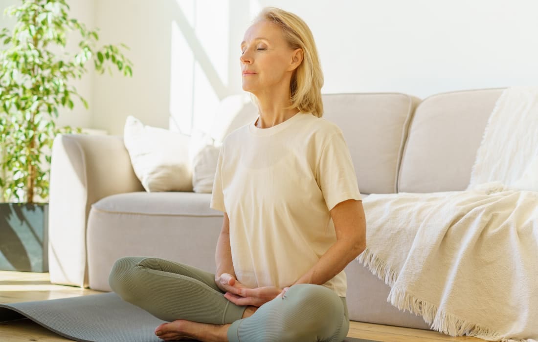 How do you affirm control over anxiety?