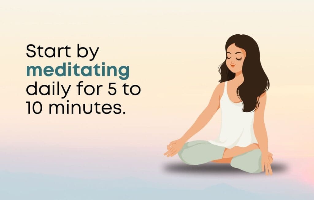 start by manifesting a little bit daily