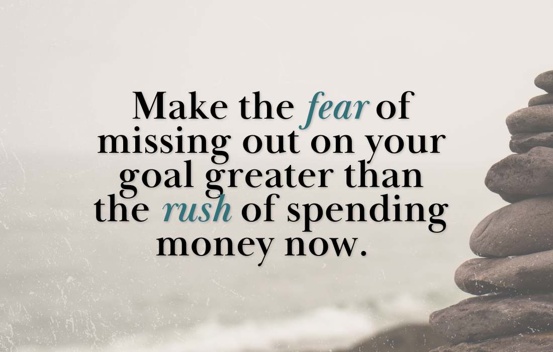 How can I practice patience while saving money? 